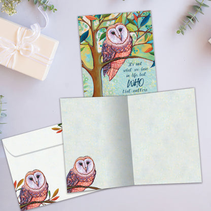 Owl Matters Just Because Card