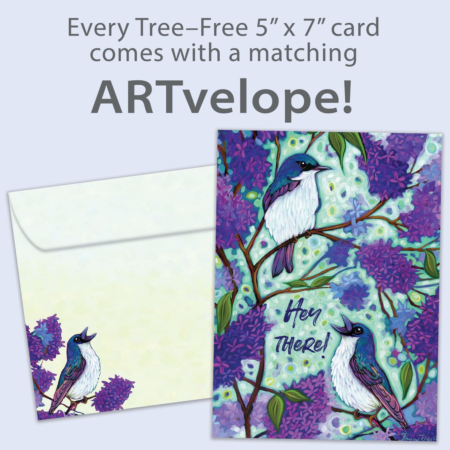 Hey There Birds Just Because Card