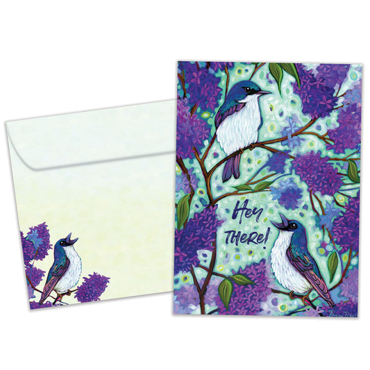 Hey There Birds Just Because Card