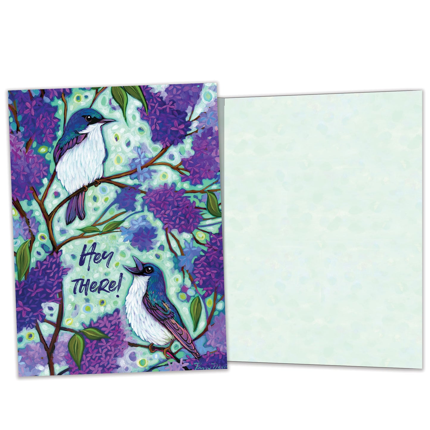 Hey There Birds Just Because Card