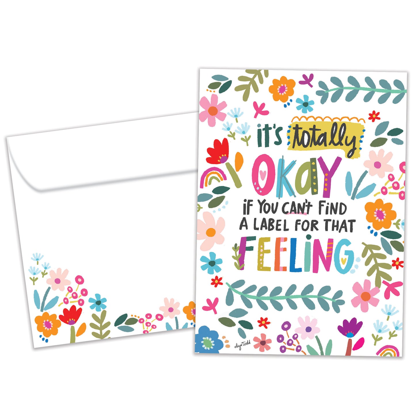 Label Feeling Encouragement Card
