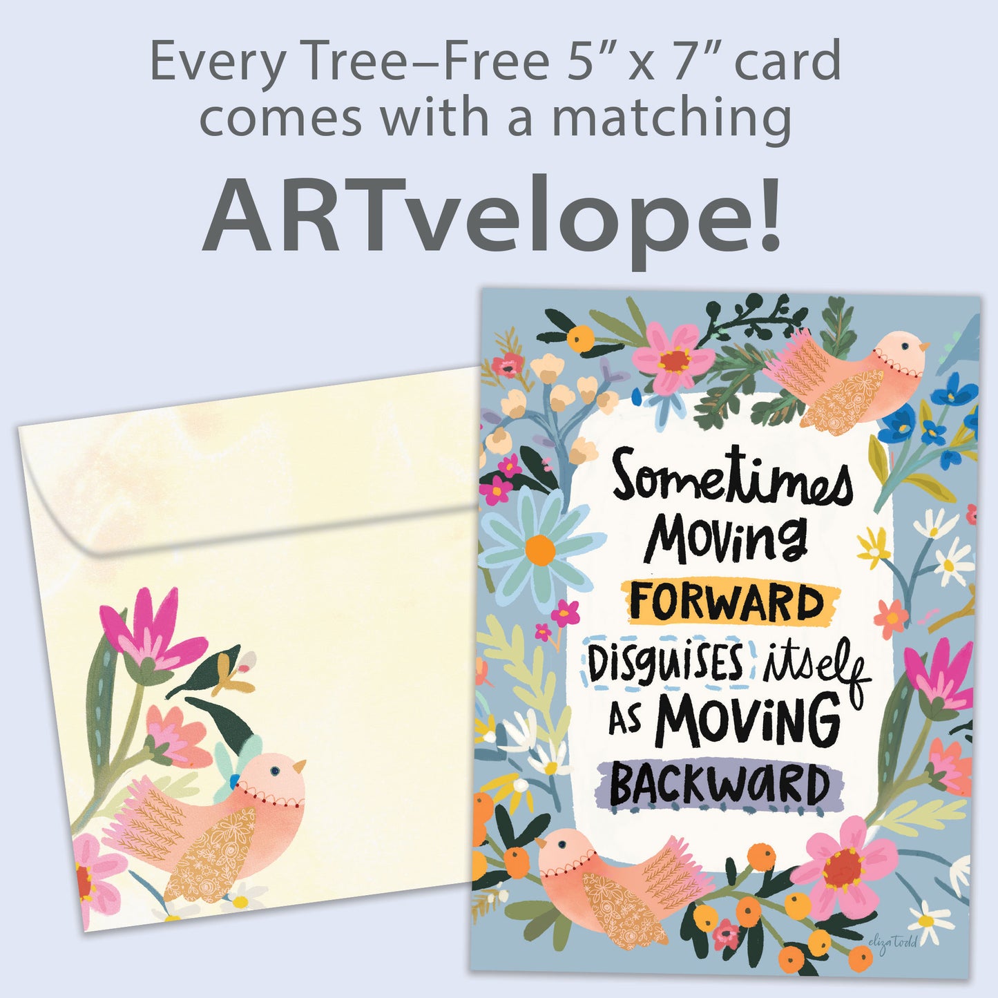 Moving Forward Encouragement Card