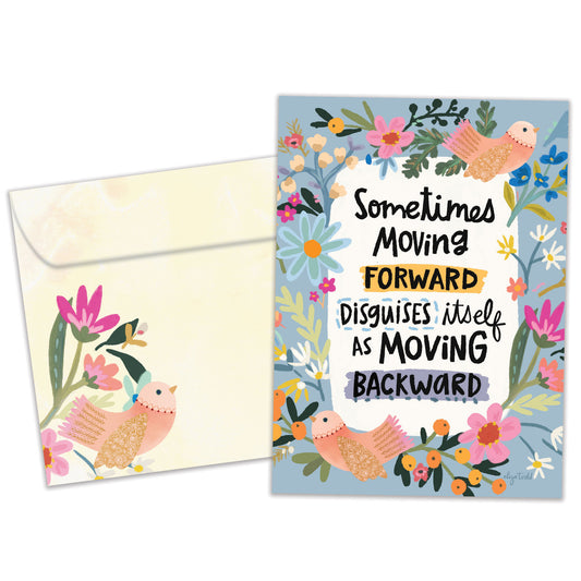 Moving Forward Encouragement Card