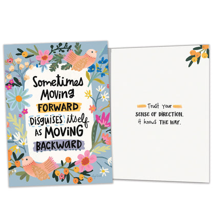 Moving Forward Encouragement Card