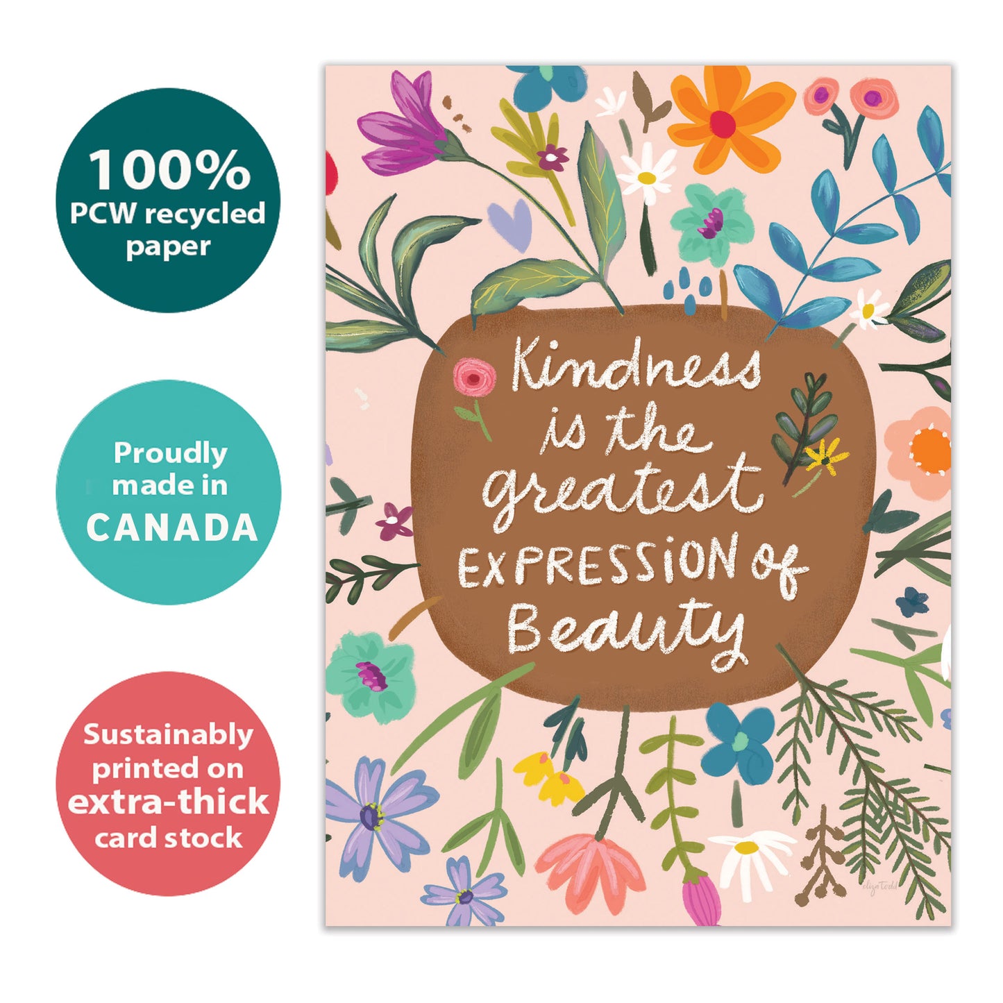 Greatest Kindness Thank You Card