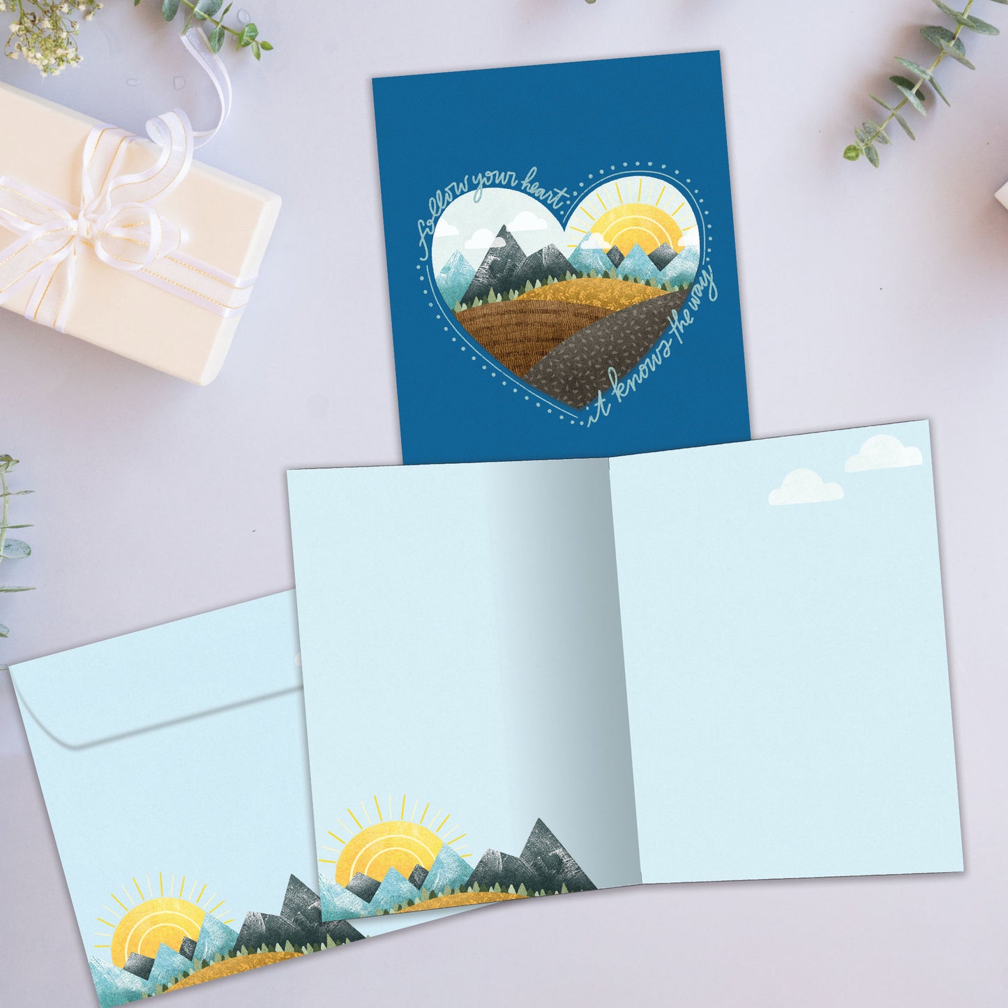 Follow Your Heart Encouragement Card