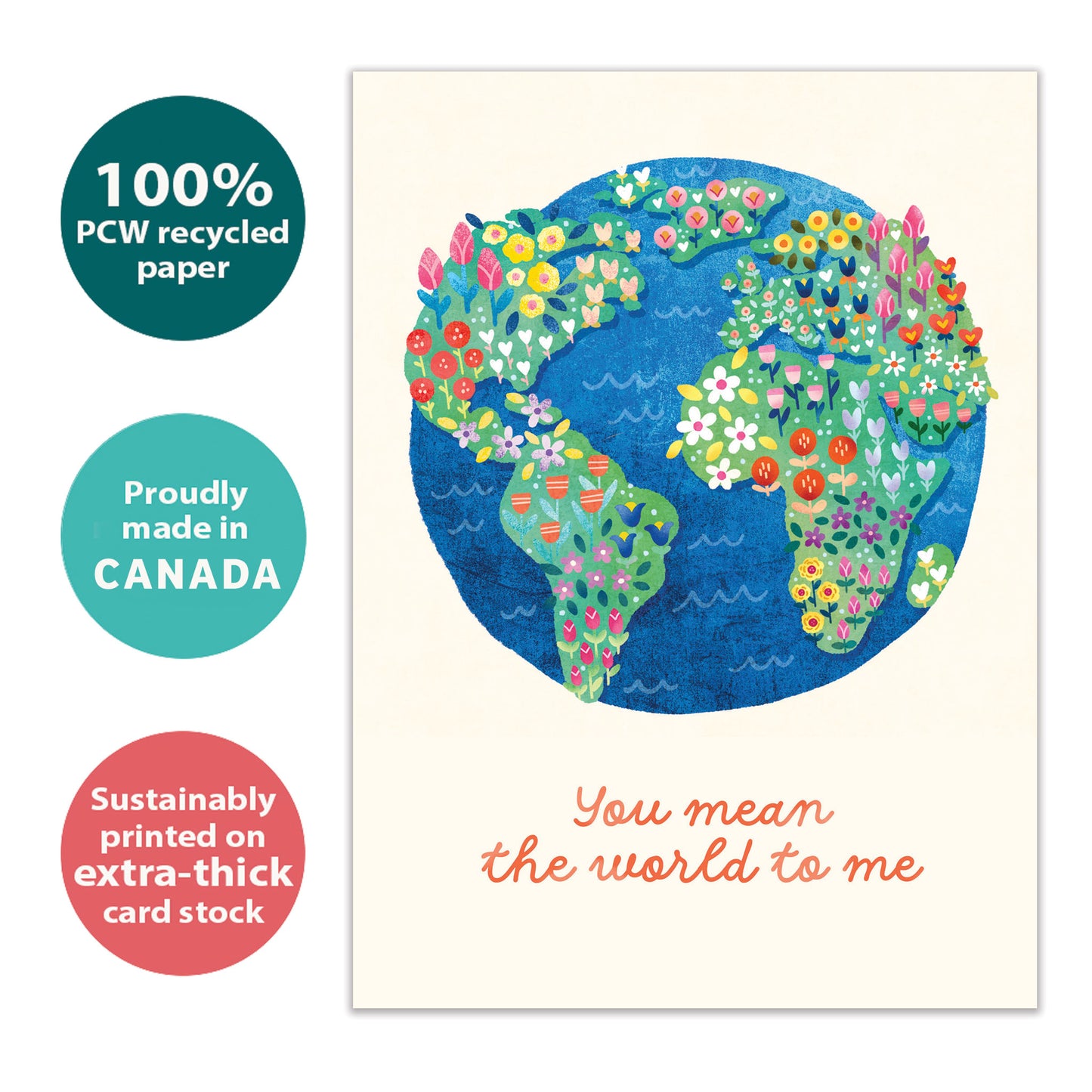 You Mean the World Just Because Card