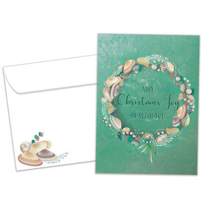 Seashell Joy Christmas Card