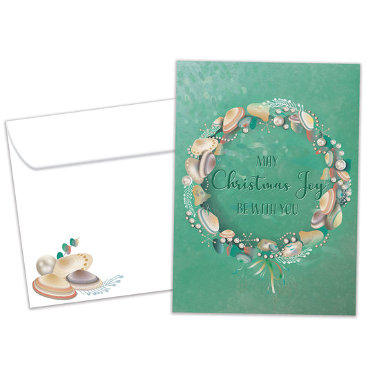 Seashell Joy Christmas Card
