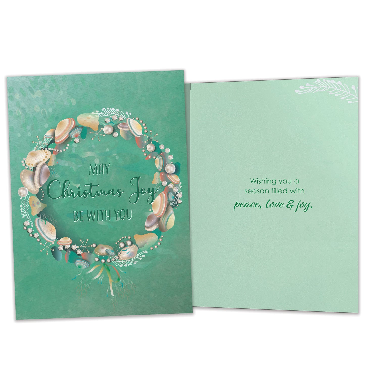 Seashell Joy Christmas Card