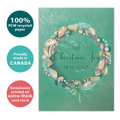 Seashell Joy Christmas Card