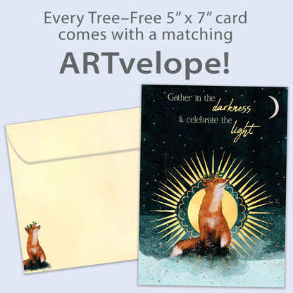 Celebrate the Light Solstice Card