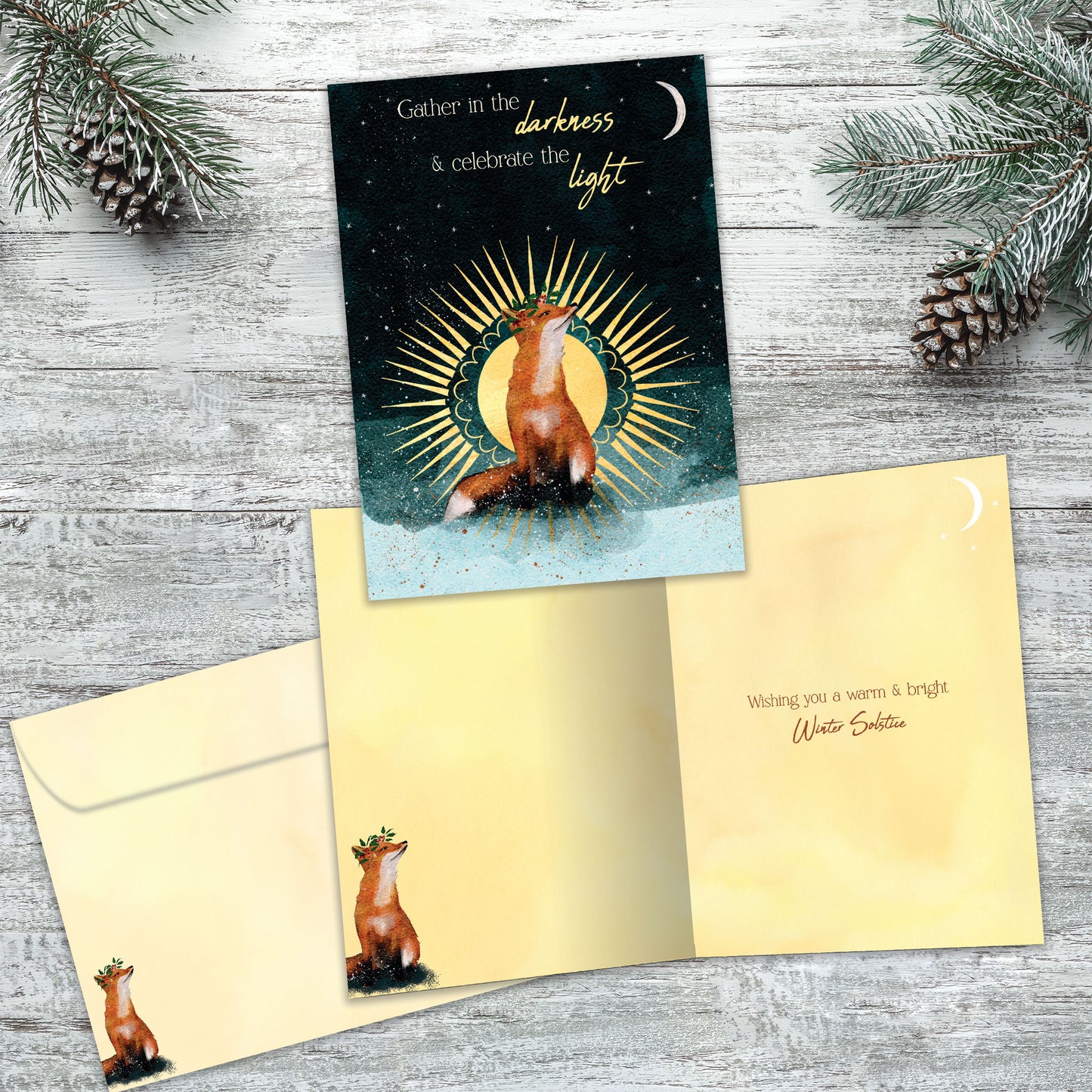 Celebrate the Light Solstice Card