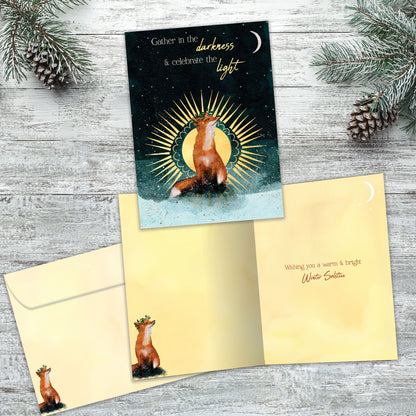 Celebrate the Light Solstice Card