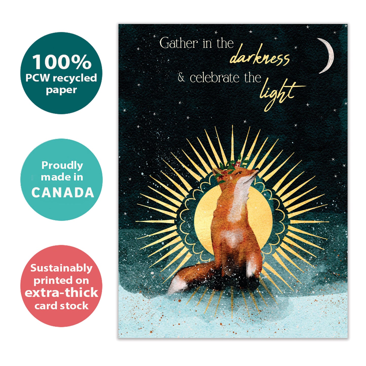 Celebrate the Light Solstice Card