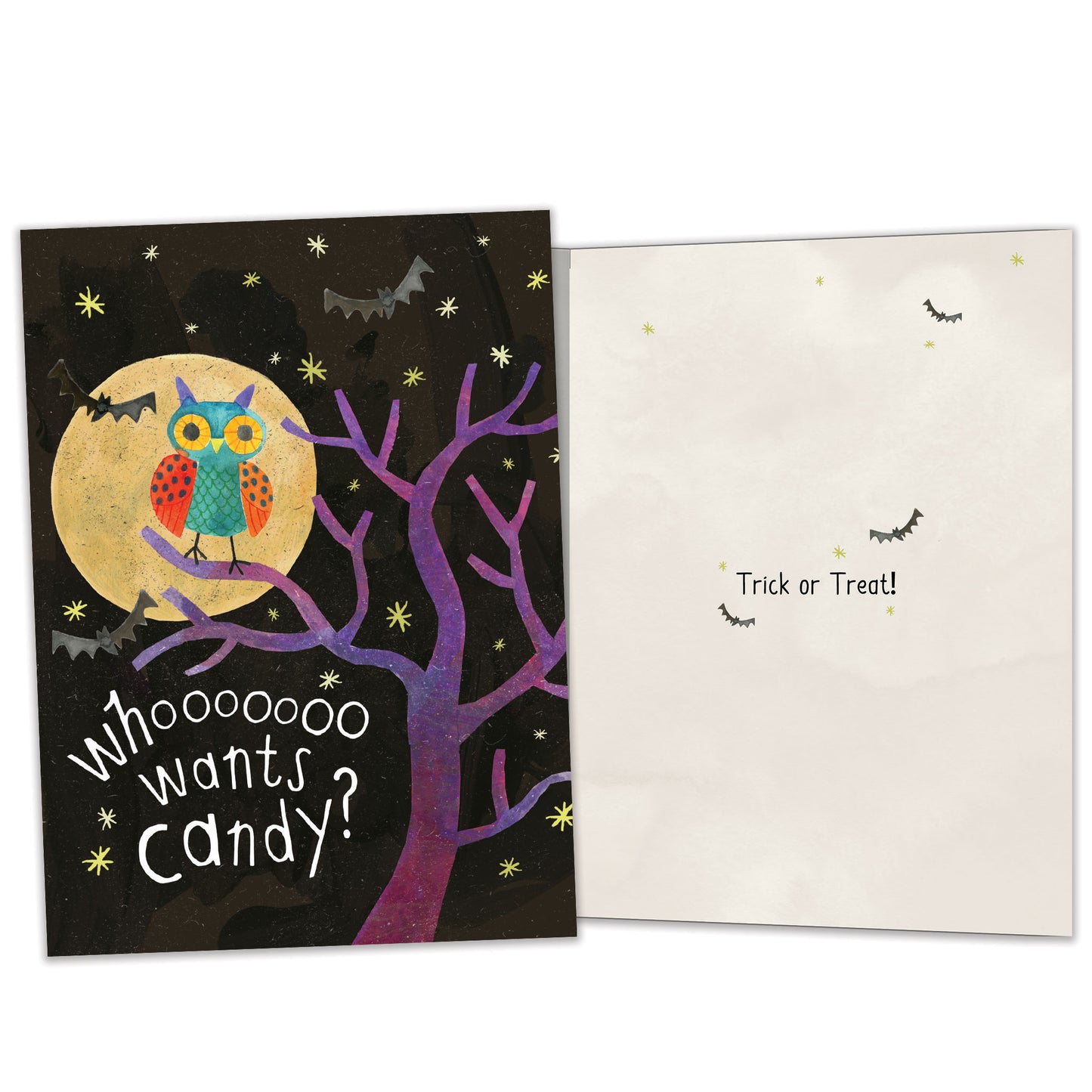Who Wants Candy Halloween Card