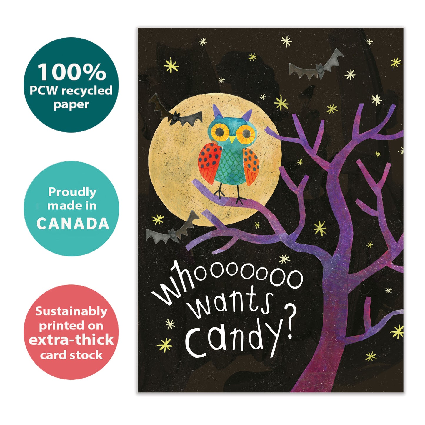 Who Wants Candy Halloween Card