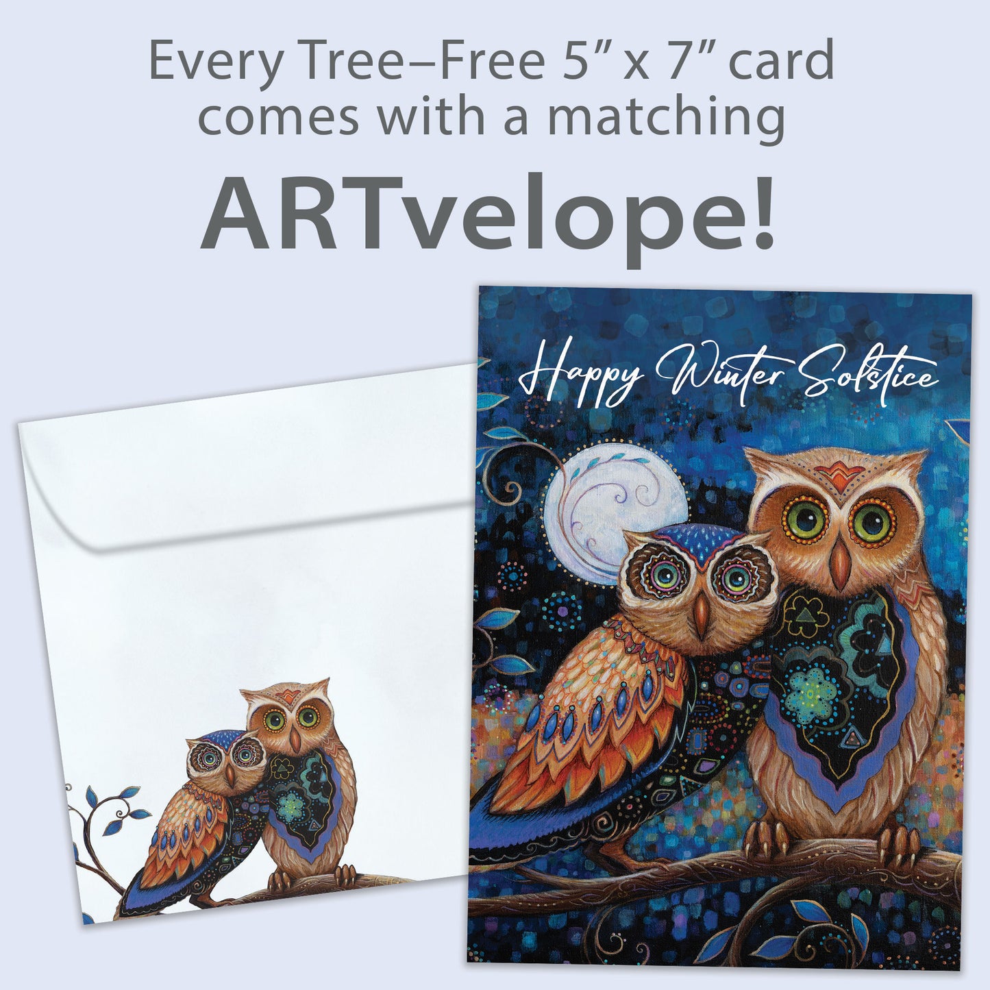 Long Winter Night Solstice Card