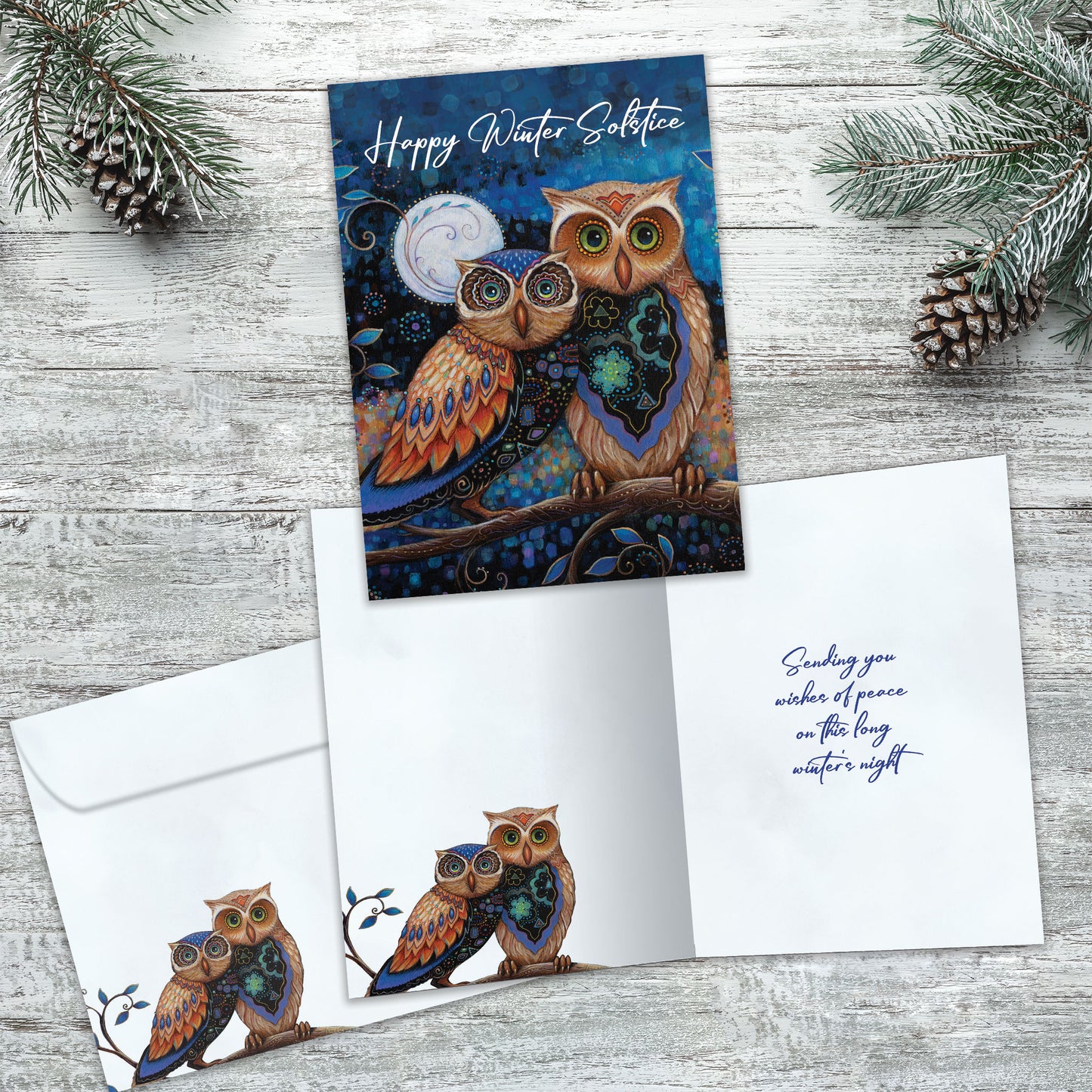 Long Winter Night Solstice Card