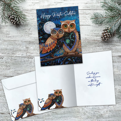 Long Winter Night Solstice Card