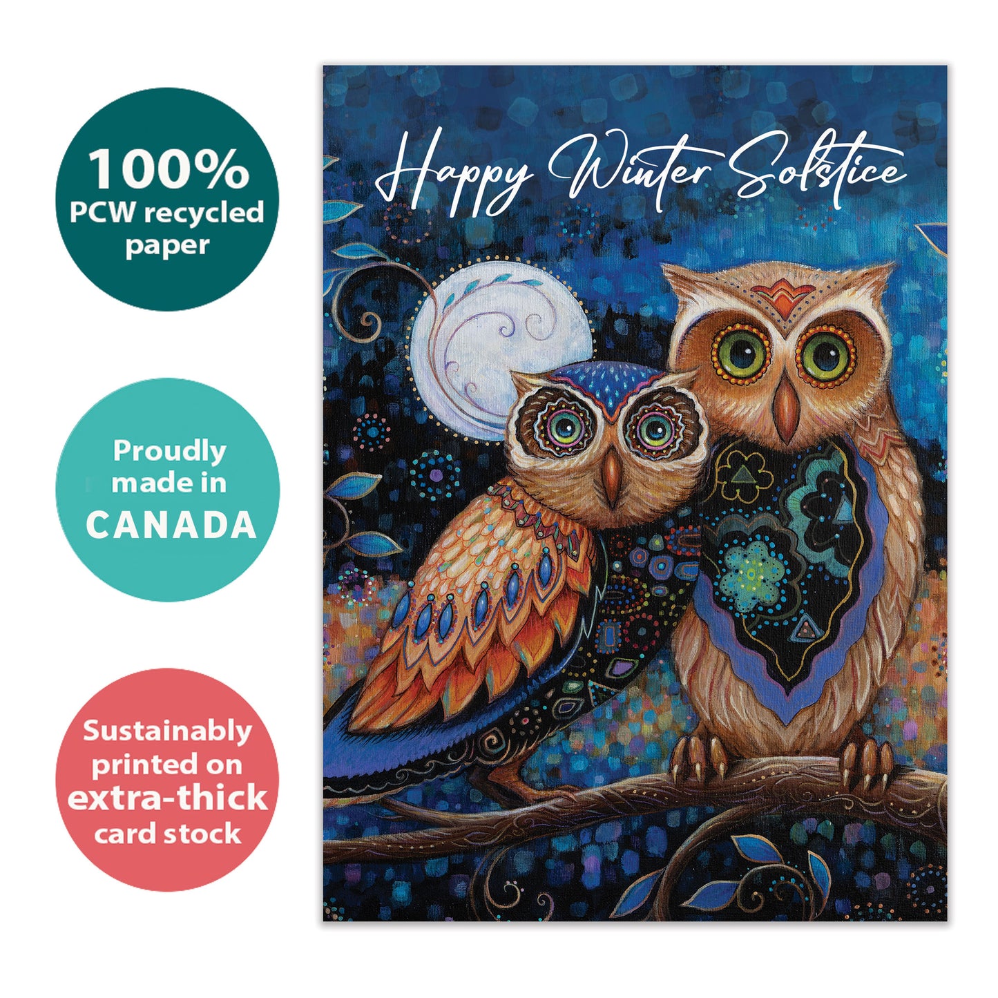 Long Winter Night Solstice Card