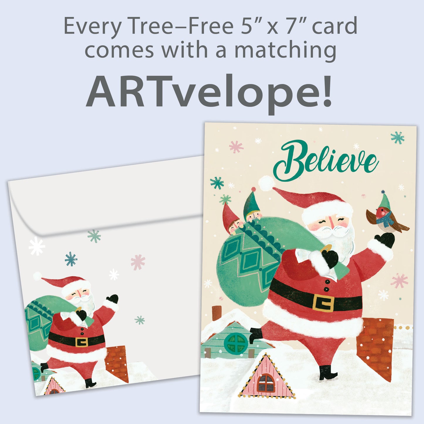 Believe in Magic Christmas Card