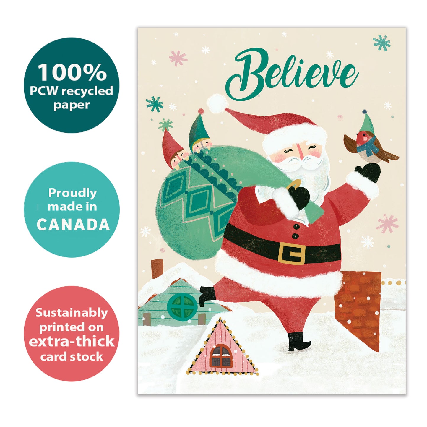 Believe in Magic Christmas Card