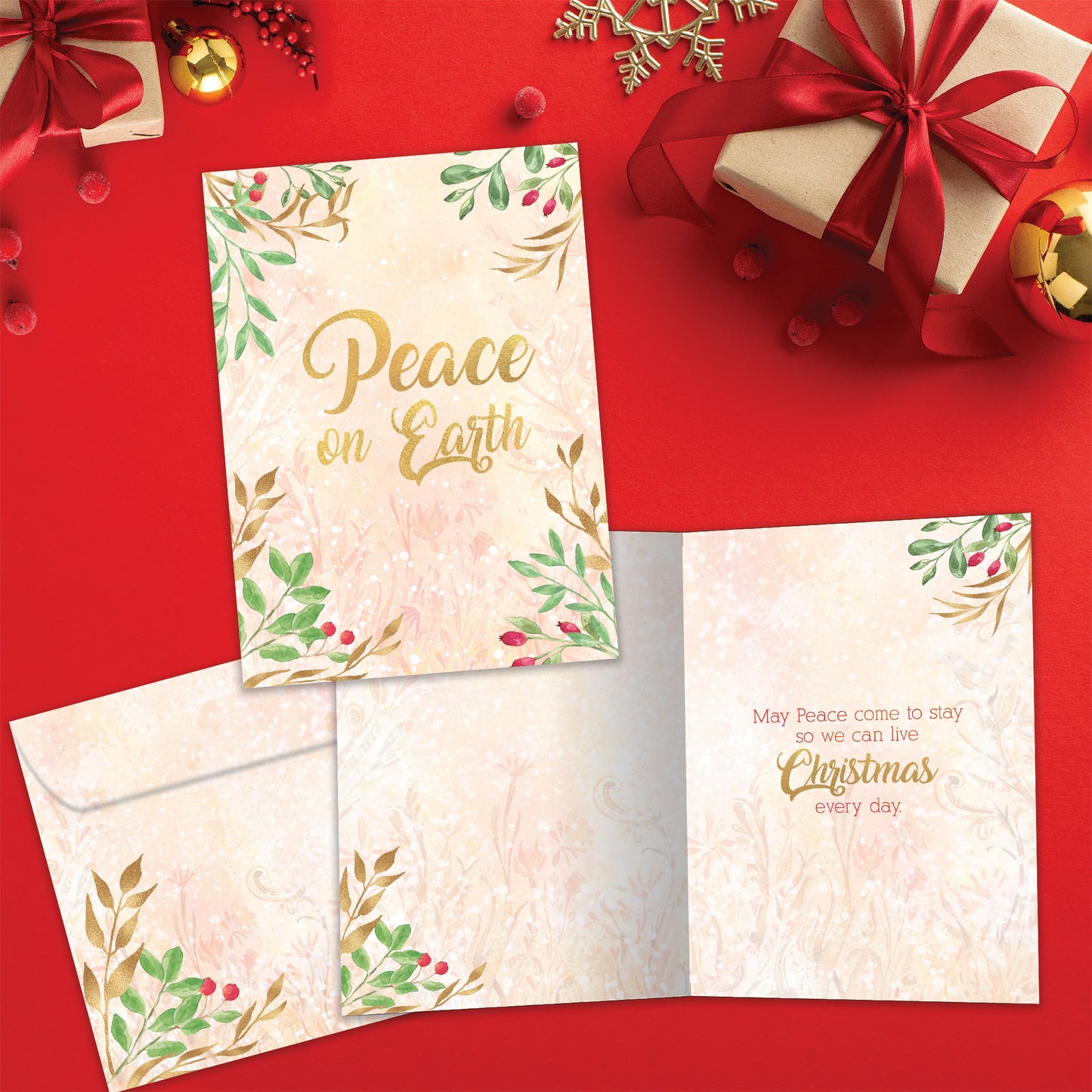 Peace Every Day Christmas Card
