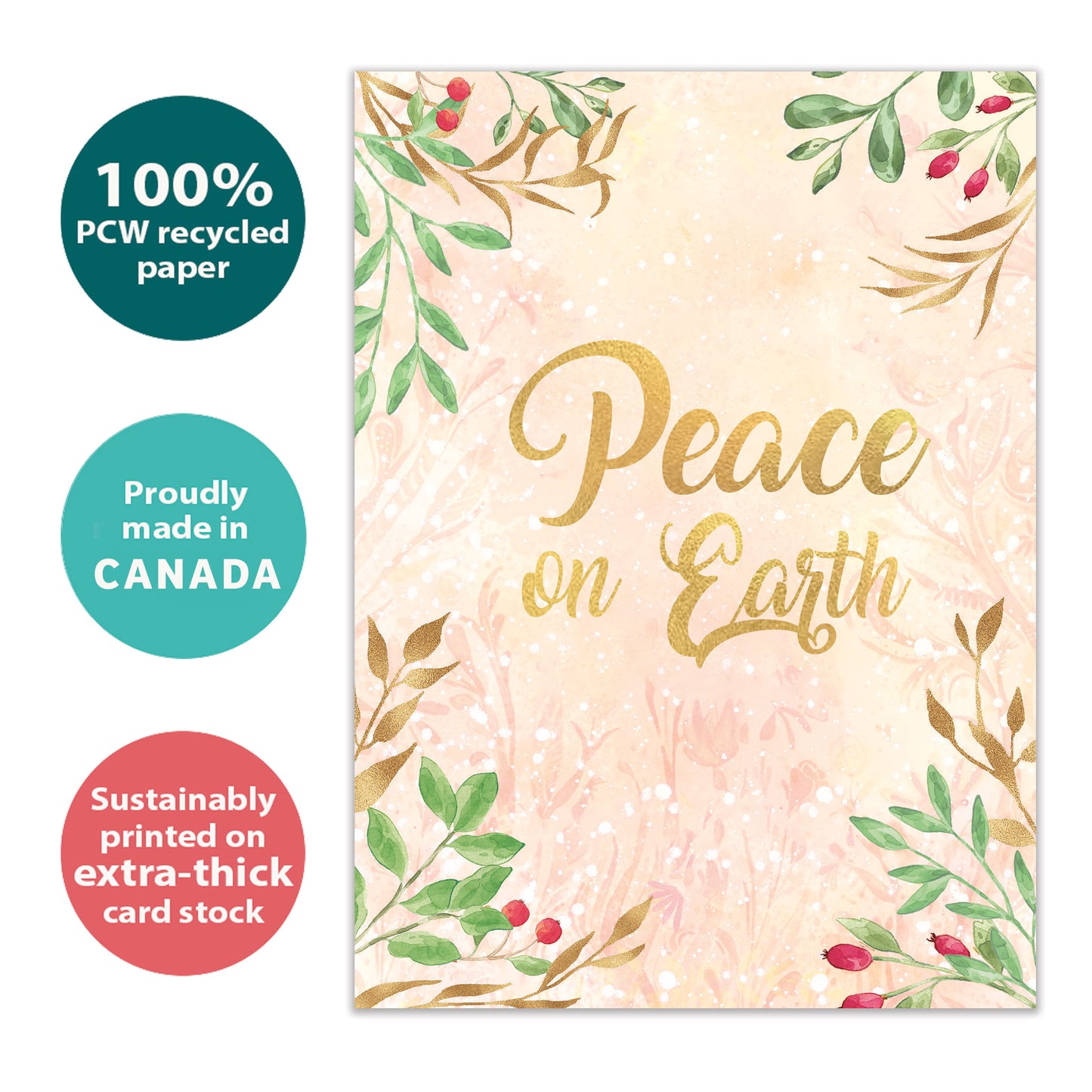Peace Every Day Christmas Card
