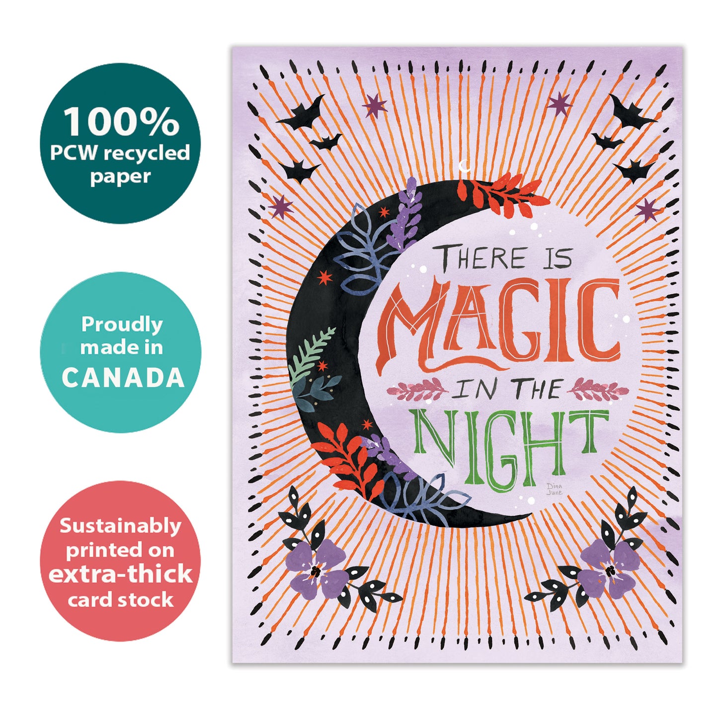Night Magic Halloween Card