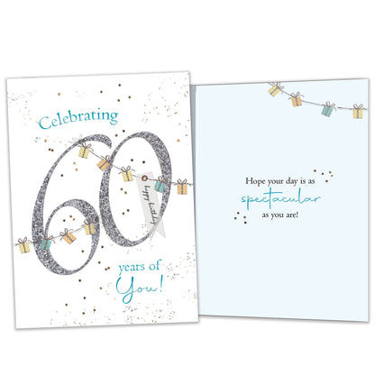 Spectacular 60 Milestone Birthday Card