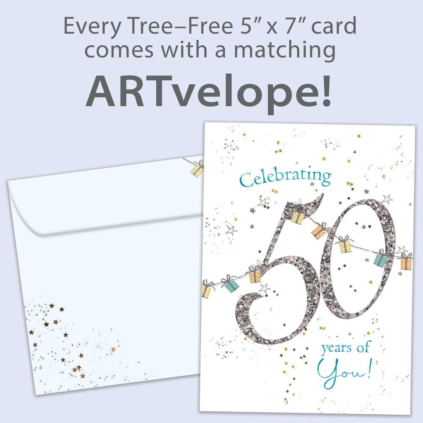 Fabulous 50 Milestone Birthday Card