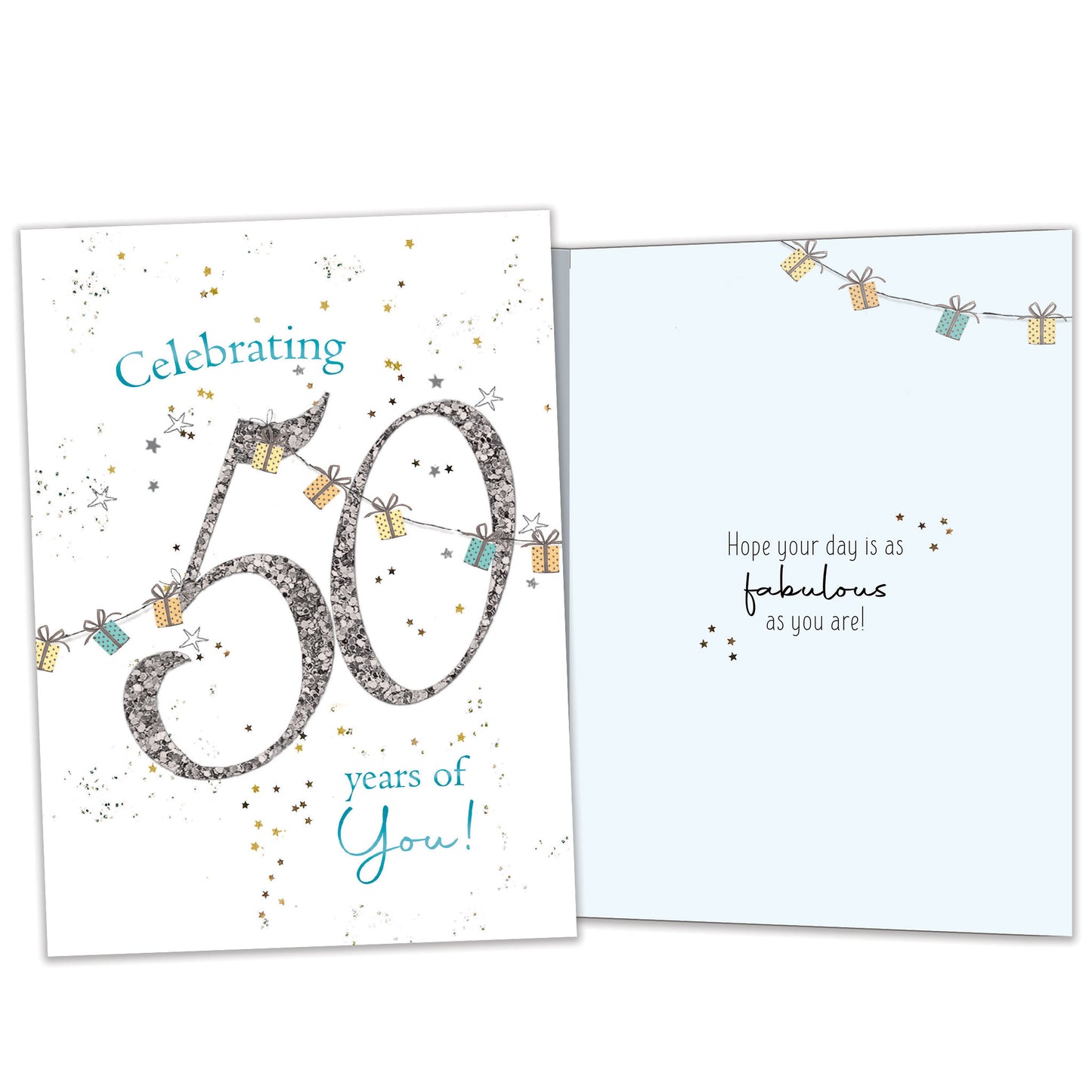 Fabulous 50 Milestone Birthday Card
