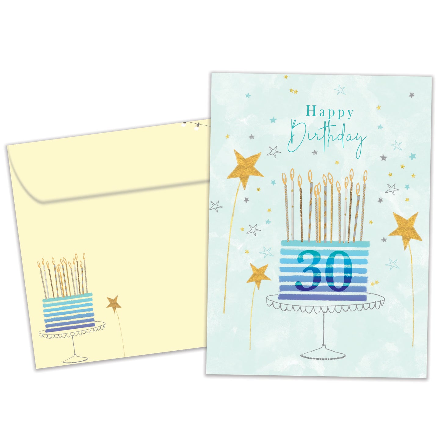Bright 30 Milestone Birthday Card