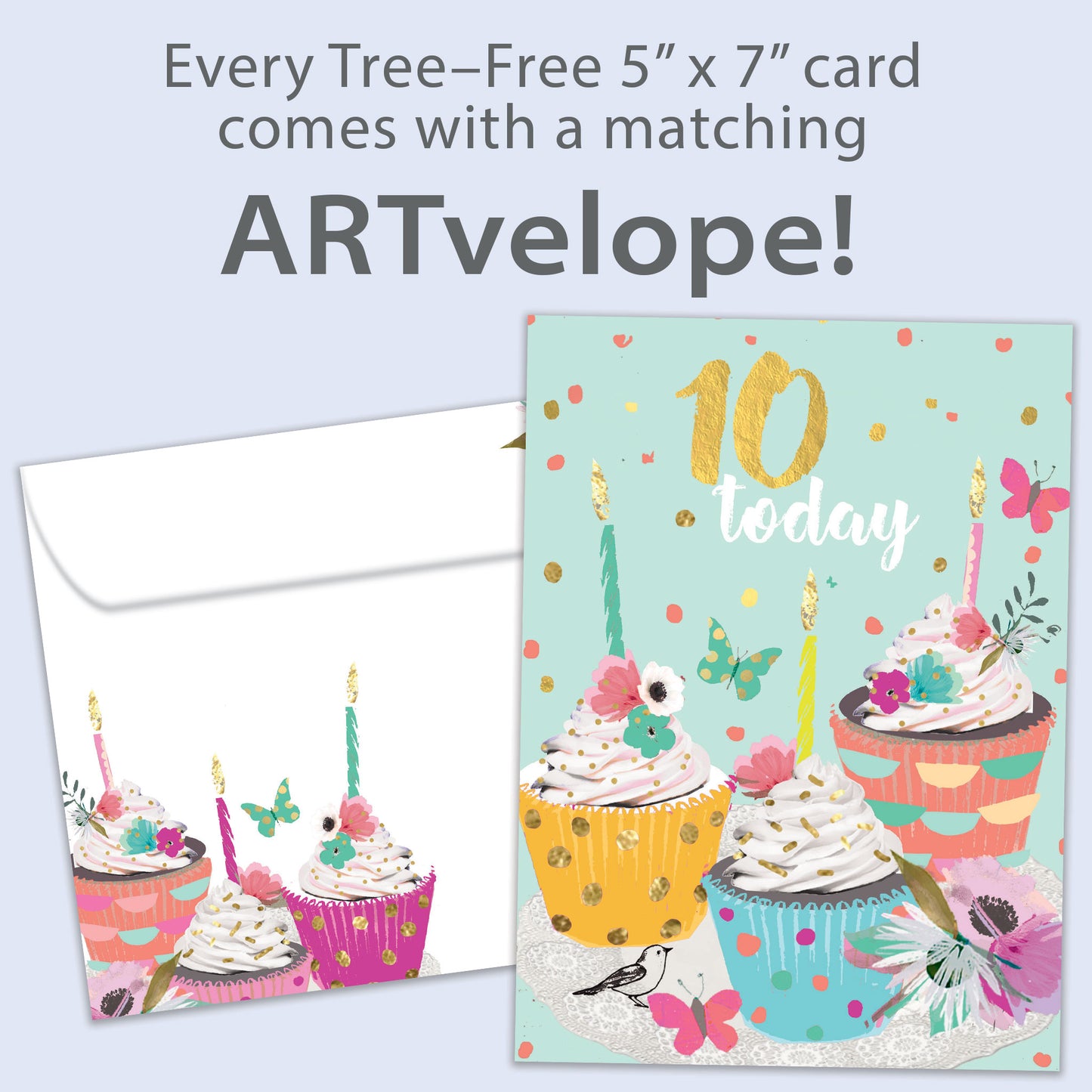 Sweet 10 Milestone Birthday Card