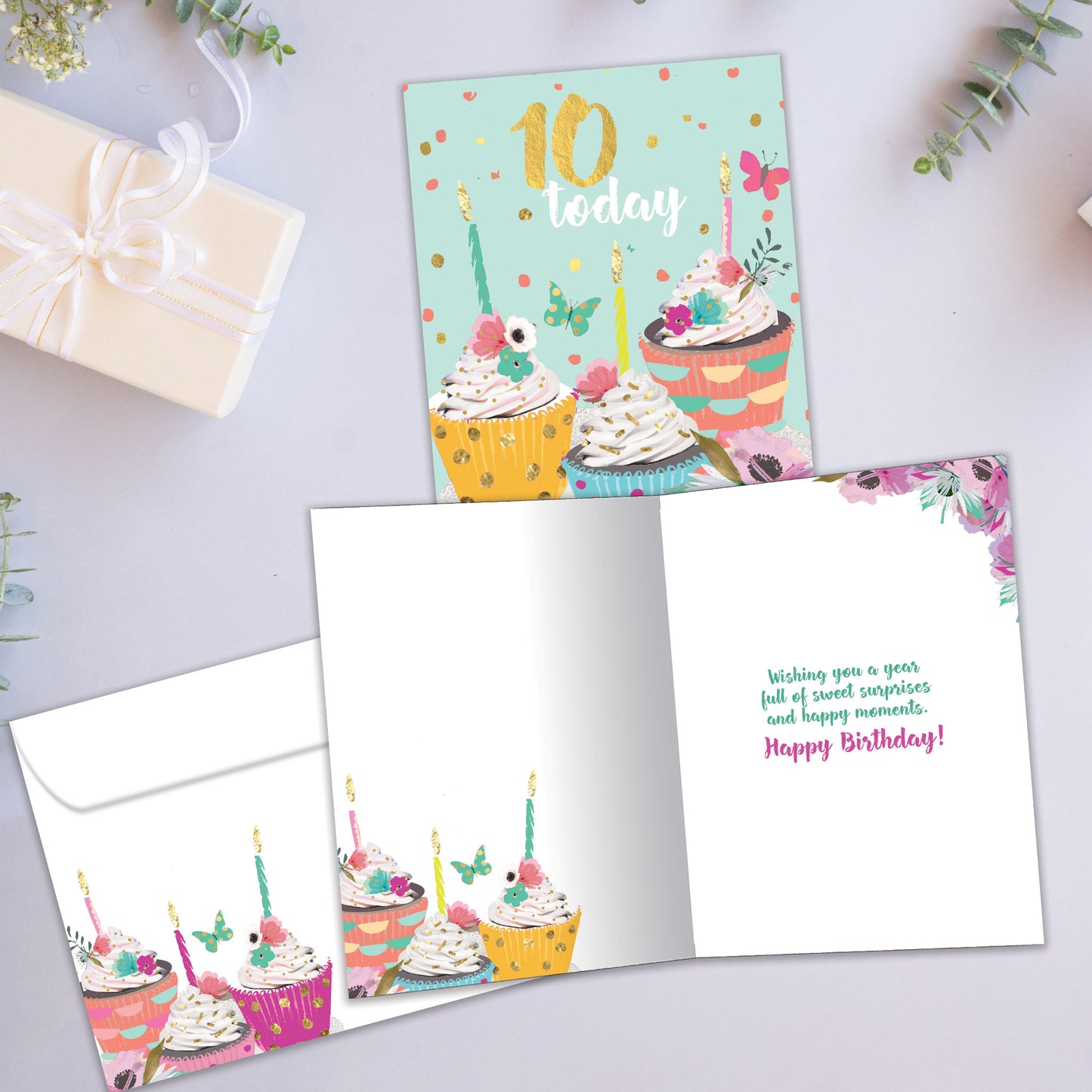 Sweet 10 Milestone Birthday Card