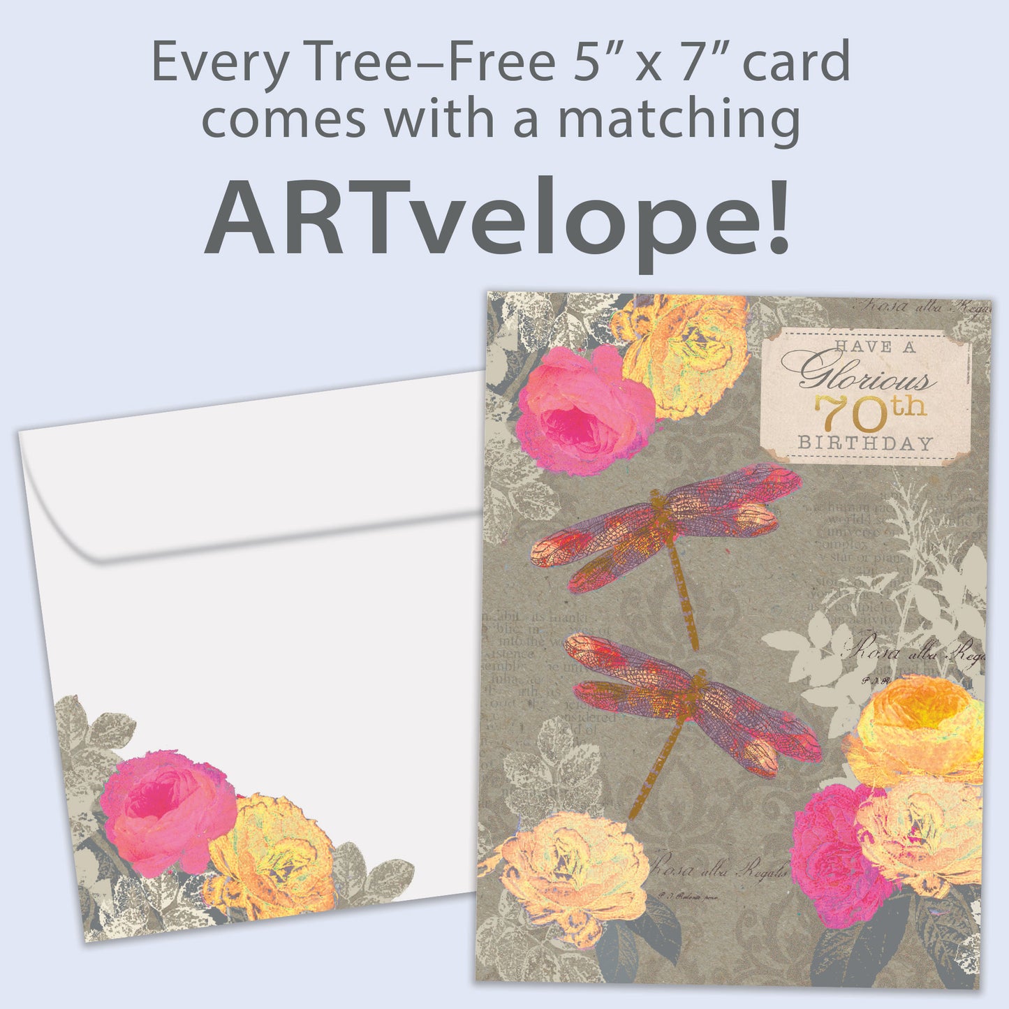 Glorious 70 Milestone Birthday Card