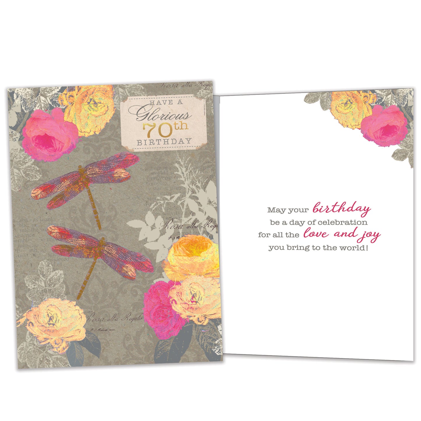 Glorious 70 Milestone Birthday Card