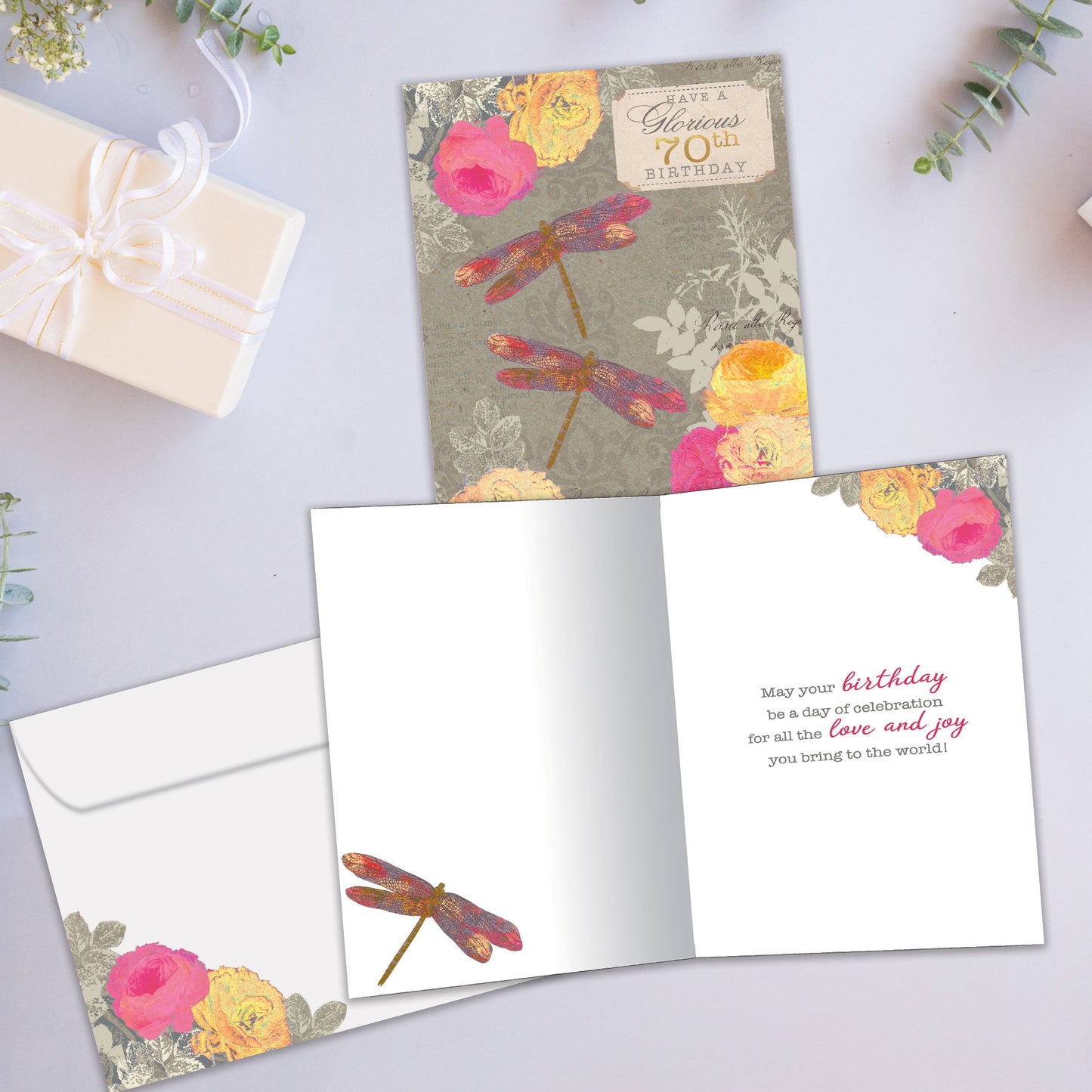 Glorious 70 Milestone Birthday Card