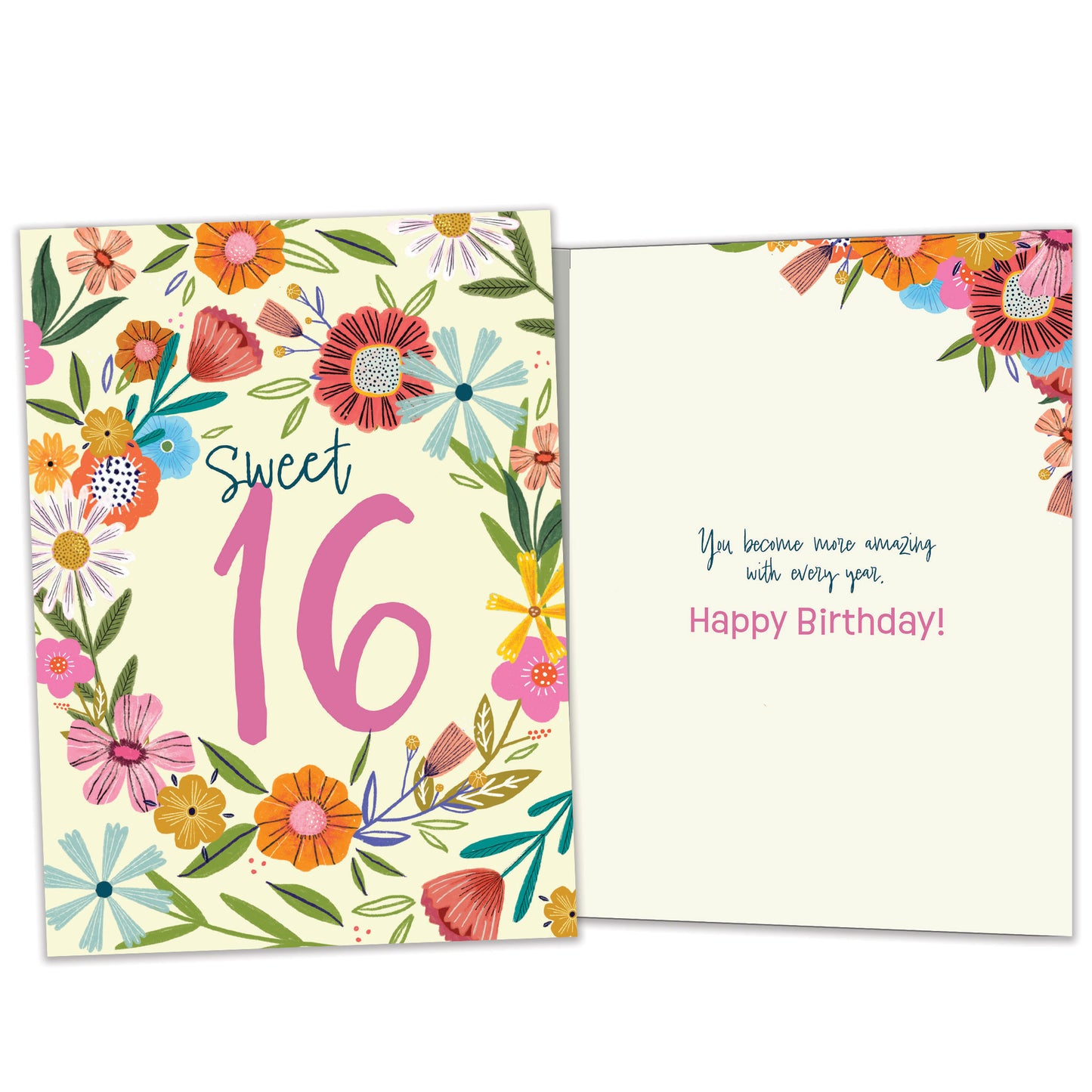 Sweet 16 Milestone Birthday Card