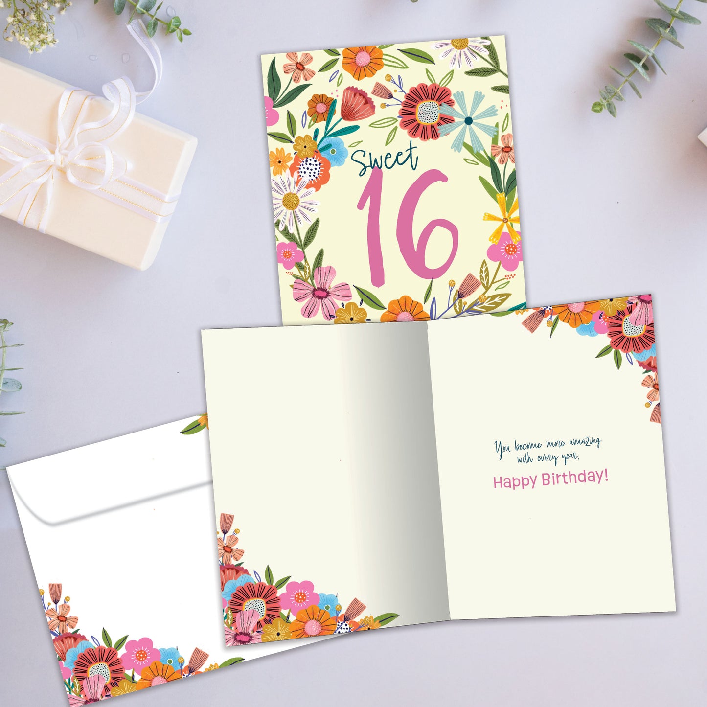 Sweet 16 Milestone Birthday Card