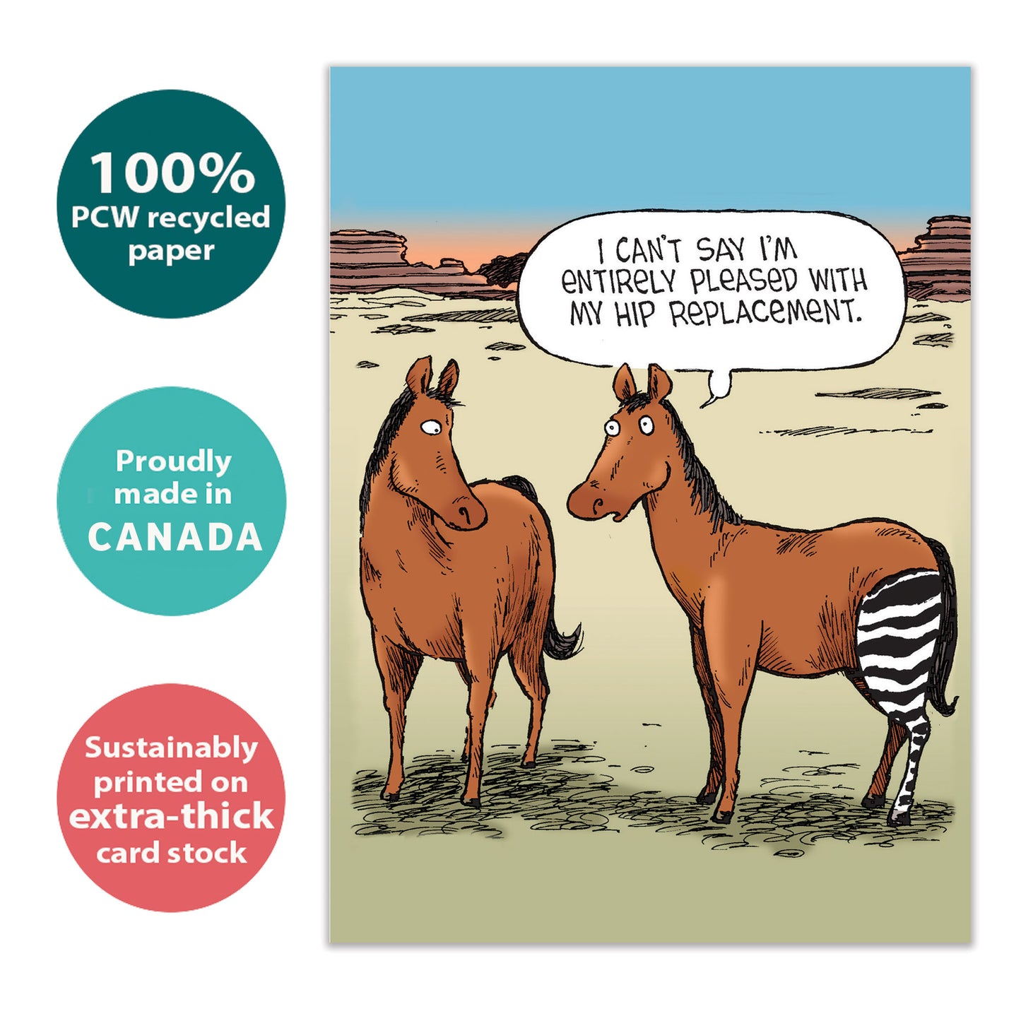 Hip Replacement Get Well Card