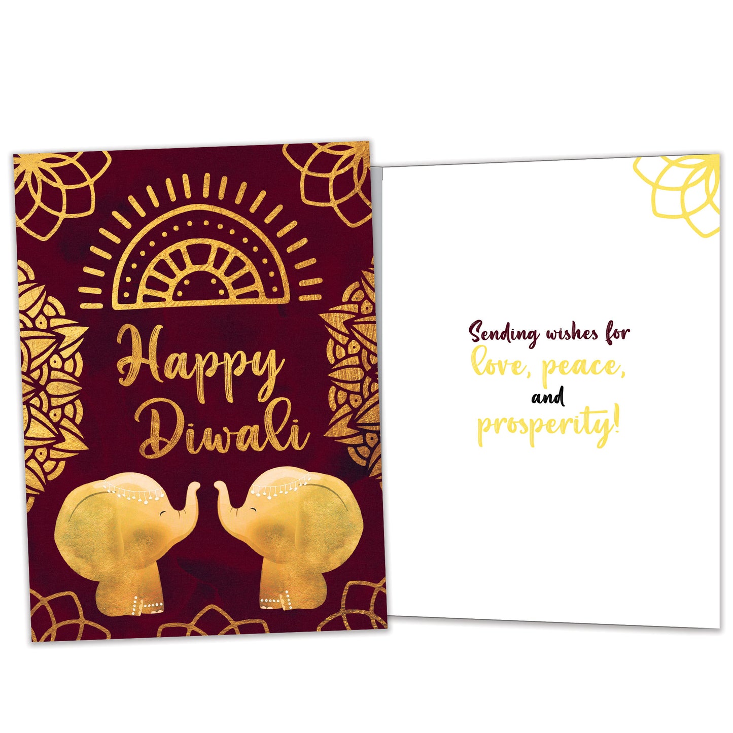 Gold Elephants Diwali