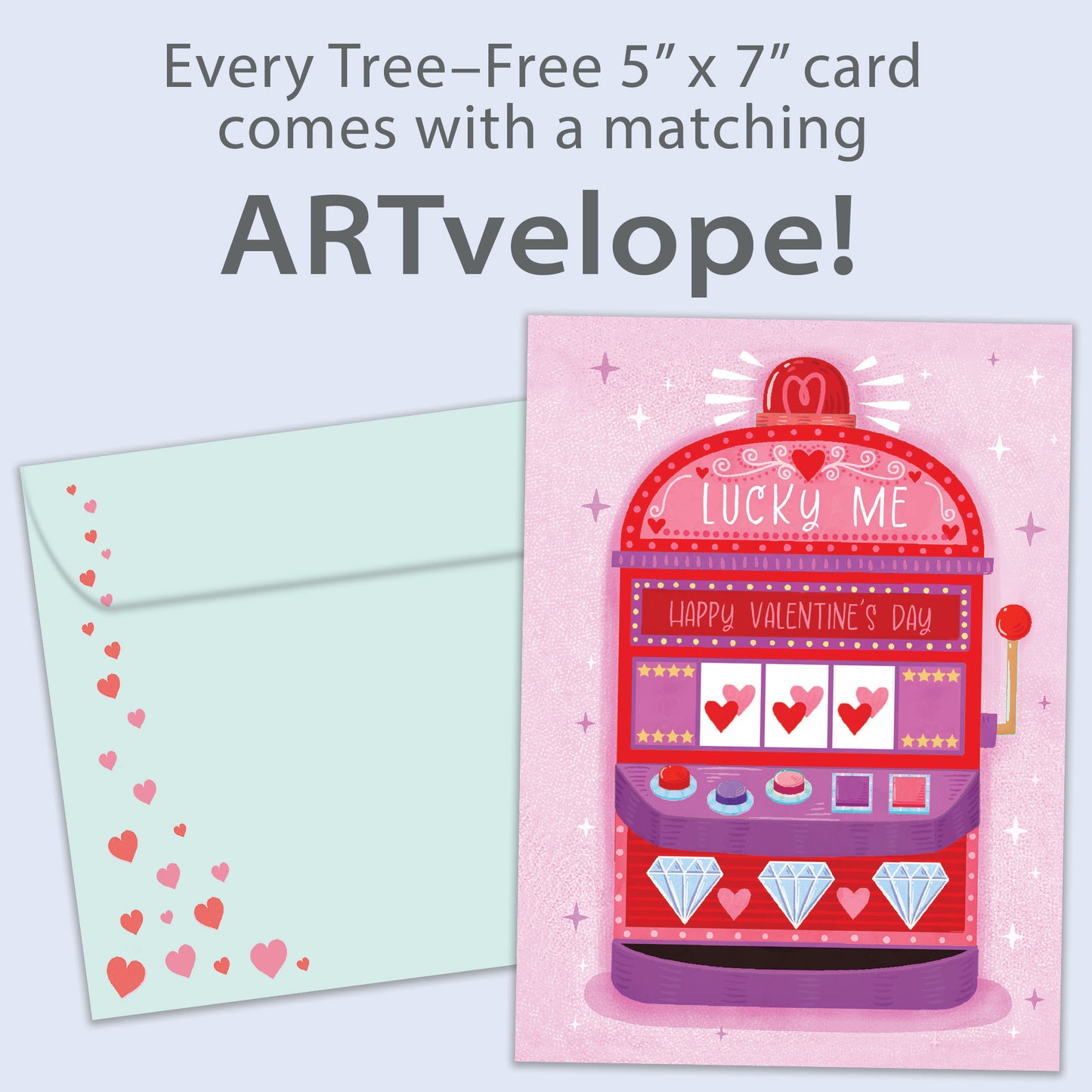 Hit the Jackpot Valentine’s Day Card