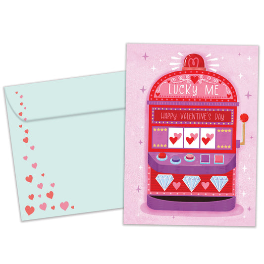 Hit the Jackpot Valentine’s Day Card