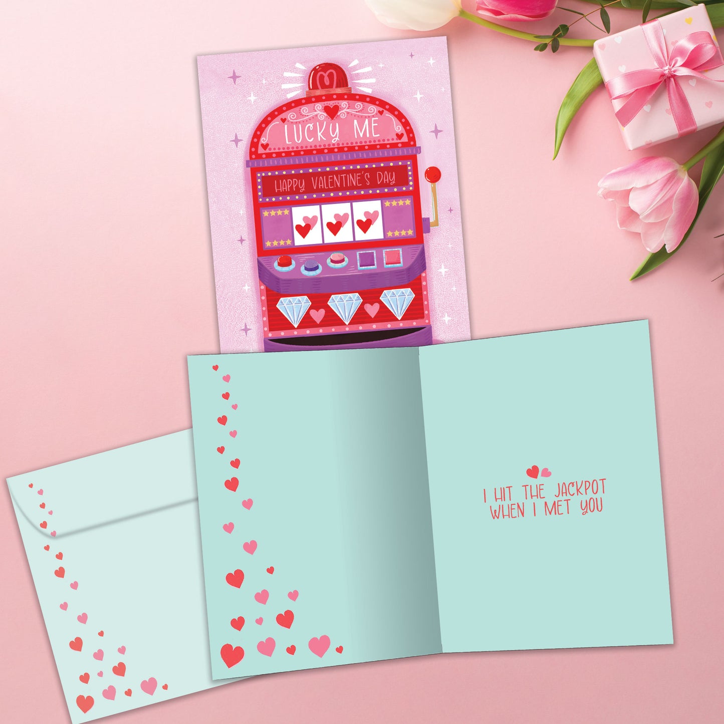Hit the Jackpot Valentine’s Day Card