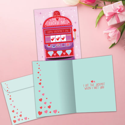 Hit the Jackpot Valentine’s Day Card