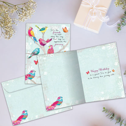 Bird Day Wishes Birthday Card