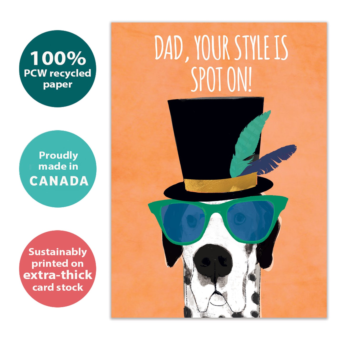 Spot On Style Father's Day Card