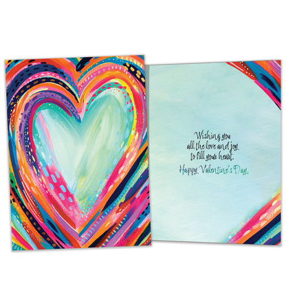 Artful Heart Valentine’s Day Card